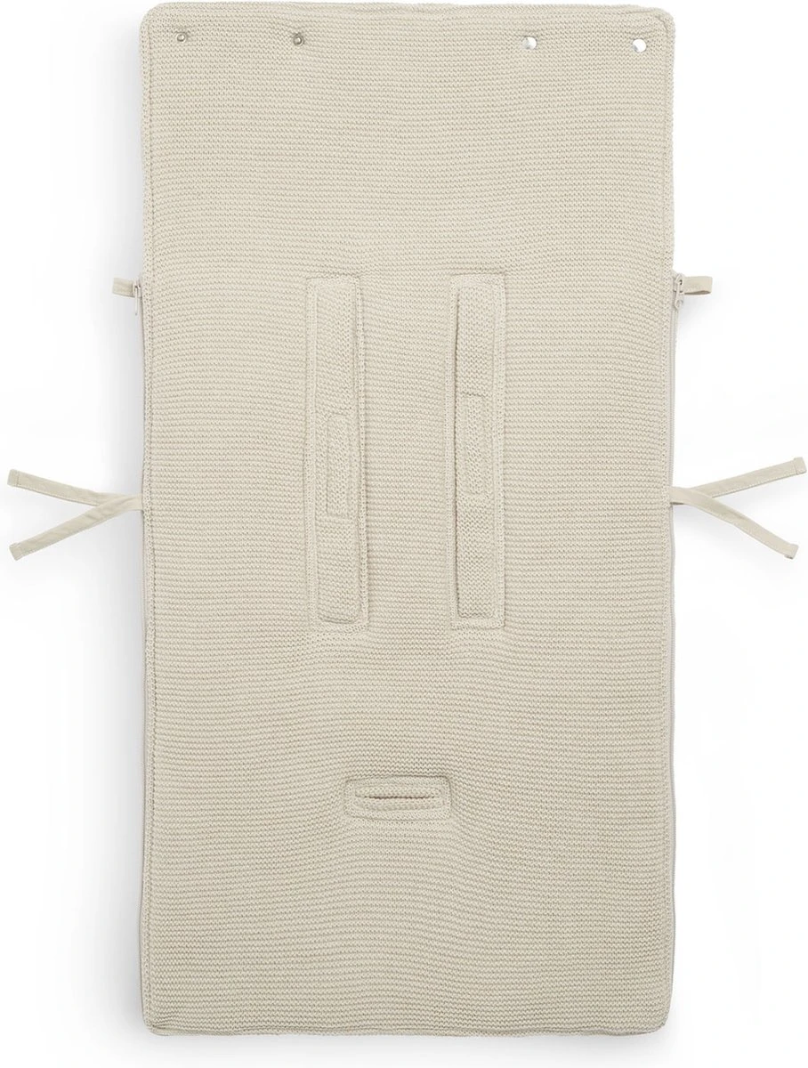 Jollein Voetenzak Voor Autostoel & Kinderwagen - Basic Knit - Nougat 11 Jollein Voetenzak Voor Autostoel & Kinderwagen - Basic Knit - Nougat - Afbeelding 9
