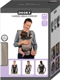 Dooky Ergonomische Draagzak Urban Comfort Beige Desert -Babyproducten 909x1200 3
