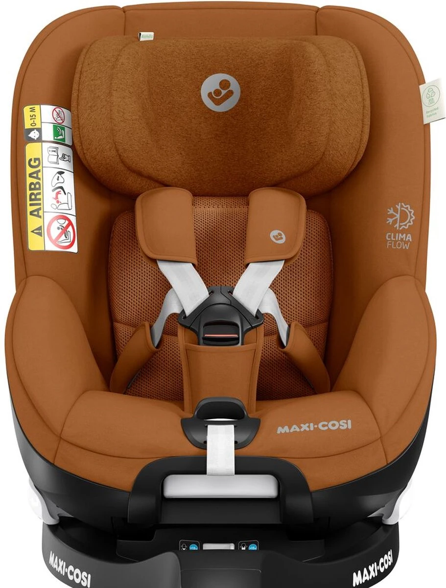 Maxi-Cosi Mica Pro Eco I-Size Autostoeltje - 360° Draaibaar - Gerecyclede Stoffen - Authentic Cognac - Vanaf De Geboorte Tot Ca. 4 Jaar 5 Maxi-Cosi Mica Pro Eco I-Size Autostoeltje - 360° Draaibaar - Gerecyclede Stoffen - Authentic Cognac - Vanaf De Geboorte Tot Ca. 4 Jaar - Afbeelding 3