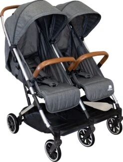 Deryan Luxe Rolo X2 Dubbele Buggy - Duo Buggy - Grijs -Babyproducten 912x1200 3