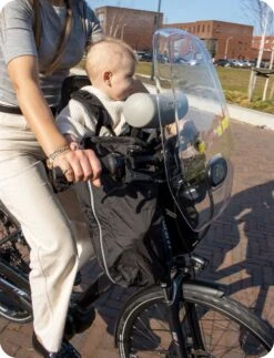 Deryan Bike-a-way Fietsstoeltje Voor - Fiets Regenhoes - Warme Jas En Windbreaker + Regenponcho - Bobike & Yepp -Babyproducten 917x1200 6