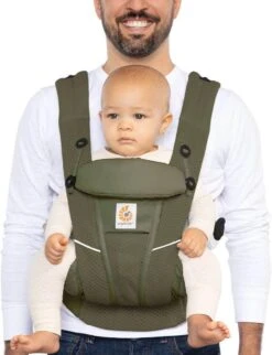 Ergobaby Baby Draagzak Omni Breeze Olive Green - Ergonomische Draagzak Vanaf Geboorte -Babyproducten 920x1200 10