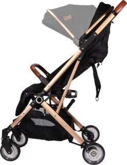 Ding Vivo Wandelwagen - Zwart/Rose - Inklapbare Buggy - Inclusief Boodschappenmandje En Zonnekap 18 Ding Vivo Wandelwagen - Zwart/Rose - Inklapbare Buggy - Inclusief Boodschappenmandje En Zonnekap -Babyproducten 920x1200 3