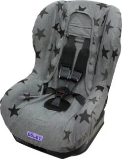 Dooky Seat Cover Groep 1 Autostoel Hoes Grey Star -Babyproducten 921x1200