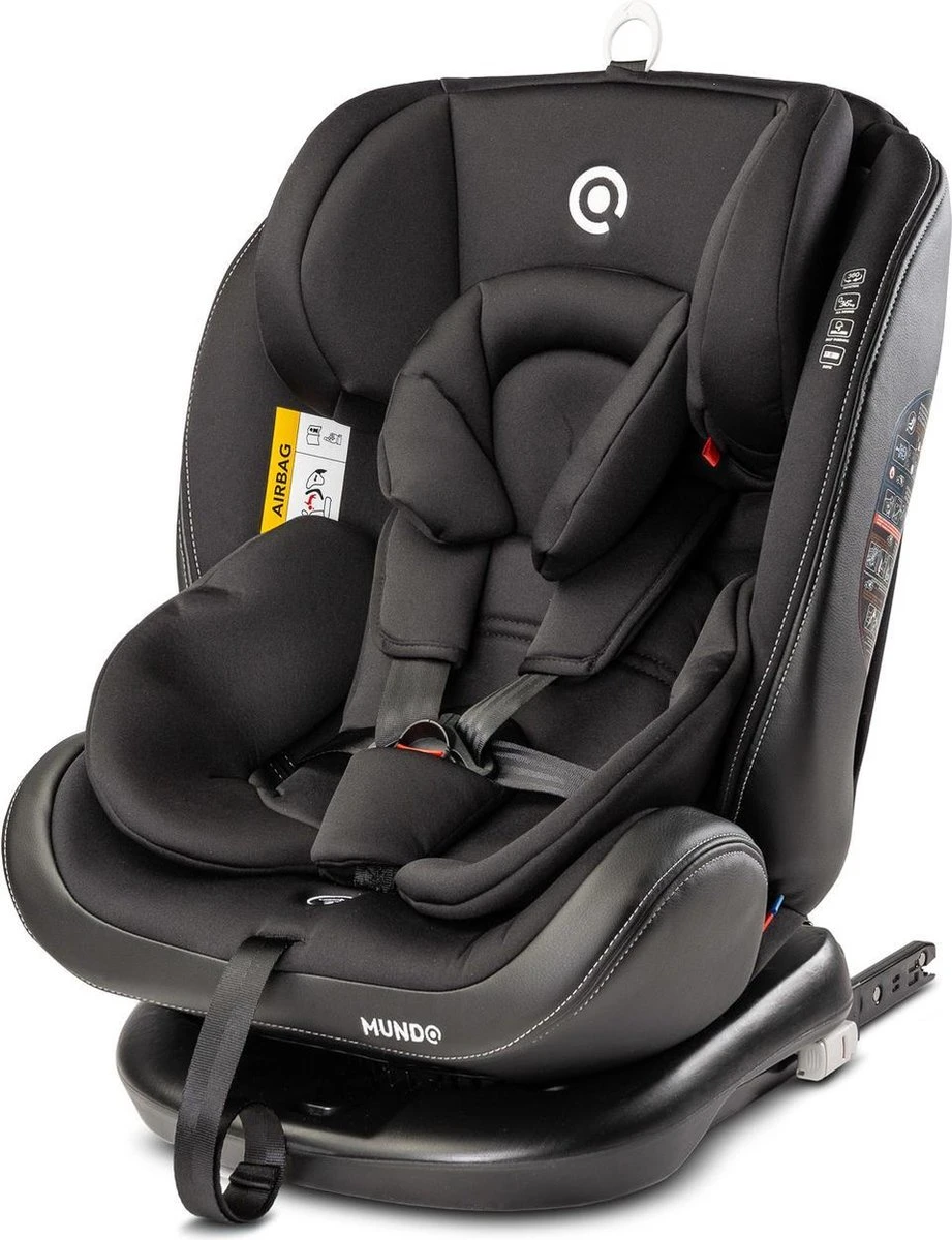MUNDO 0-36 KG ISOFIX - 360 Graden Draaibaar Zwart 3 MUNDO 0-36 KG ISOFIX - 360 Graden Draaibaar Zwart
