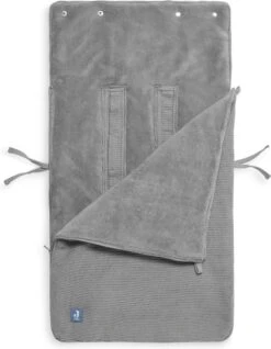 Jollein Voetenzak Voor Autostoel & Kinderwagen - Basic Knit - Stone Grey -Babyproducten 931x1200 3