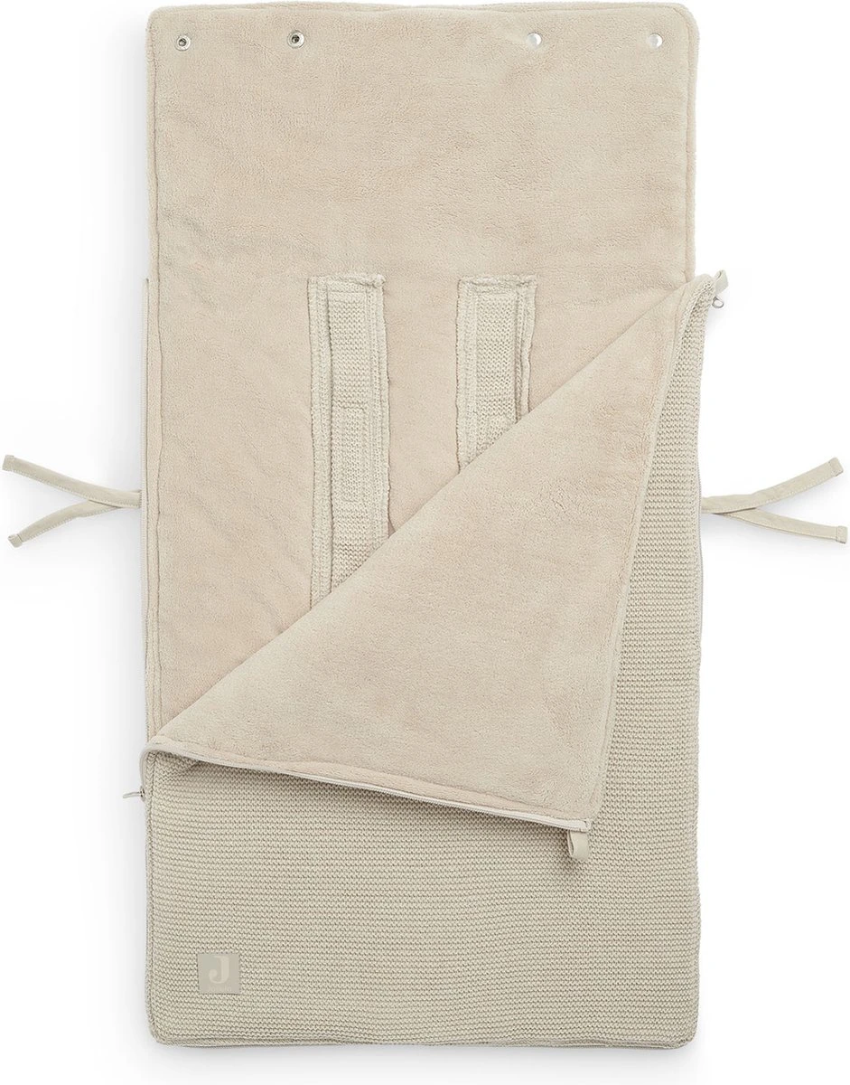 Jollein Voetenzak Voor Autostoel & Kinderwagen - Basic Knit - Nougat 8 Jollein Voetenzak Voor Autostoel & Kinderwagen - Basic Knit - Nougat - Afbeelding 6