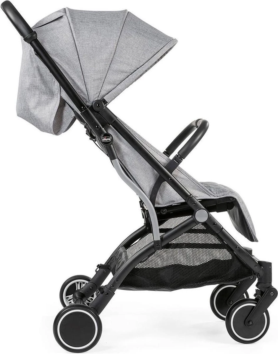 Chicco Trolley Me Light Grey - Wandelwagen Met Trolley Functie 4 Chicco Trolley Me Light Grey - Wandelwagen Met Trolley Functie - Afbeelding 2