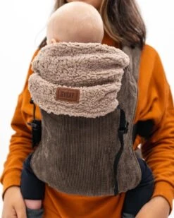 Bykay - Draagdoeken - Cover - Teddy Taupe - Winter Edition -Babyproducten 960x1200 29