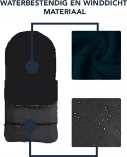 Achaté Voetenzak - Voor Kinderwagen Of Stoeltje – Baby Slaapzak - Autostoel - Zwart 23 Achaté Voetenzak - Voor Kinderwagen Of Stoeltje – Baby Slaapzak - Autostoel - Zwart -Babyproducten 966x1200 5