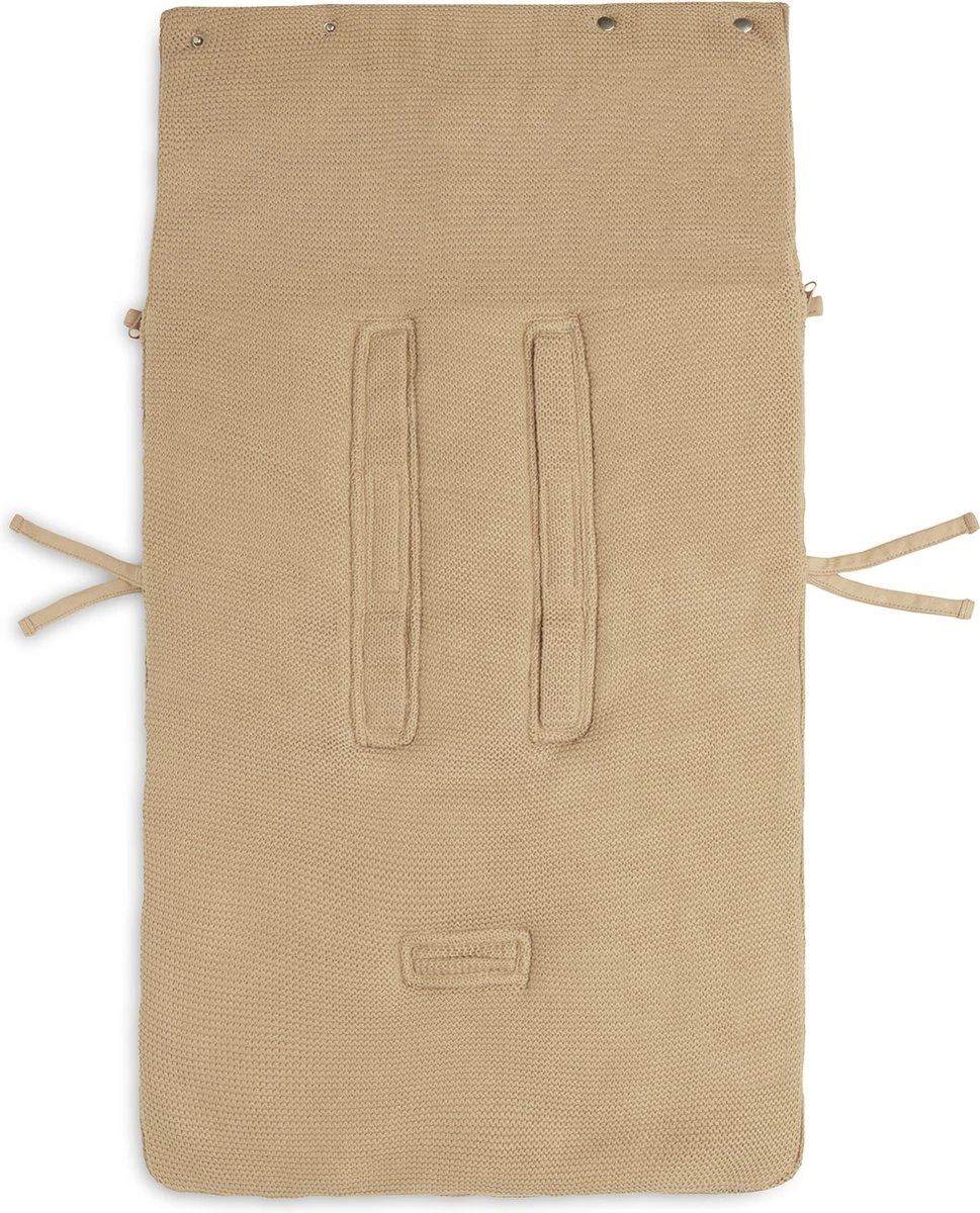 Jollein Voetenzak Voor Autstoel & Kinderwagen - Basic Knit - Biscuit 11 Jollein Voetenzak Voor Autstoel & Kinderwagen - Basic Knit - Biscuit - Afbeelding 9
