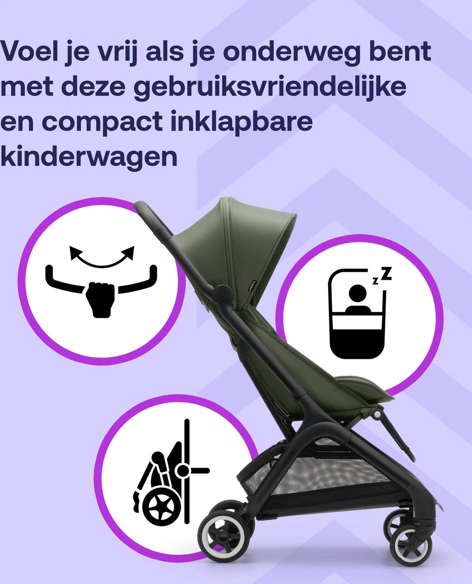 Bugaboo Butterfly Forest Green-Buggy 8 Bugaboo Butterfly Forest Green-Buggy - Afbeelding 6