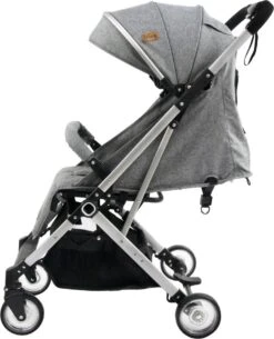Ding Vivo Wandelwagen - Grijs/Zilver - Inklapbare Buggy - Inclusief Boodschappenmandje En Zonnekap -Babyproducten 972x1200 2