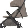 Prénatal Compact Buggy - Traploos Verstelbare Rugleuning - Inklapbaar Met 1 Hand - Plooibuggy - Taupe -Babyproducten 973x1200
