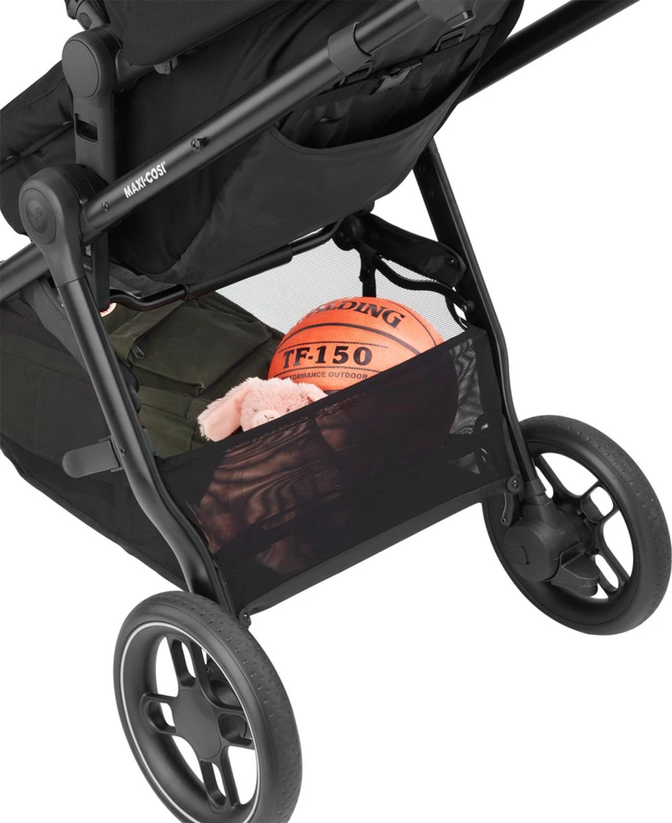Maxi-Cosi Zelia³ Kinderwagen - Essential Black (zwart Frame + Zwart Leer) 12 Maxi-Cosi Zelia³ Kinderwagen - Essential Black (zwart Frame + Zwart Leer) - Afbeelding 10