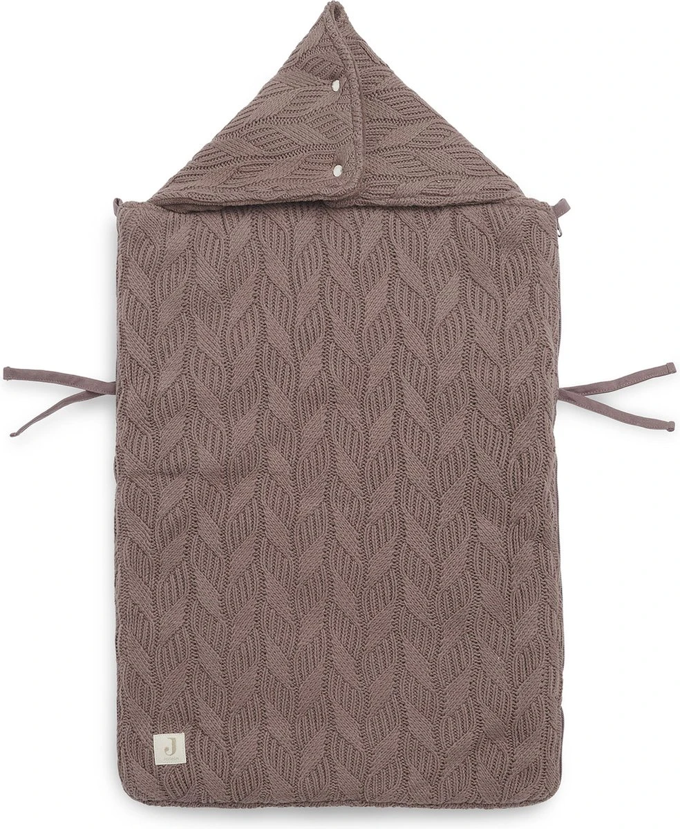 Jollein Voetenzak Voor Autostoel & Kinderwagen - Spring Knit - Chestnut 12 Jollein Voetenzak Voor Autostoel & Kinderwagen - Spring Knit - Chestnut - Afbeelding 10