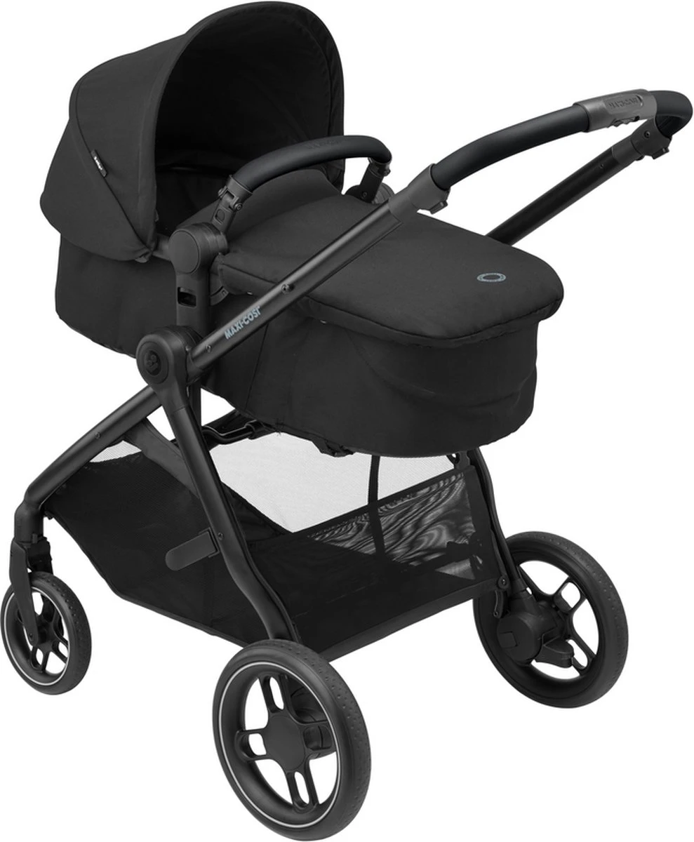 Maxi-Cosi Zelia³ Kinderwagen - Essential Black (zwart Frame + Zwart Leer) 10 Maxi-Cosi Zelia³ Kinderwagen - Essential Black (zwart Frame + Zwart Leer) - Afbeelding 8